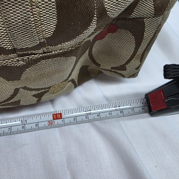 Stylish Tan and Red Women's Bag - Picture 11 of 12